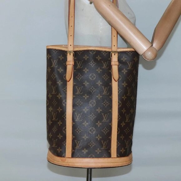 LOUIS VUITTON Monogram Bucket GM Shoulder Bag M42236 LV Auth 131231 - Picture 13 of 15